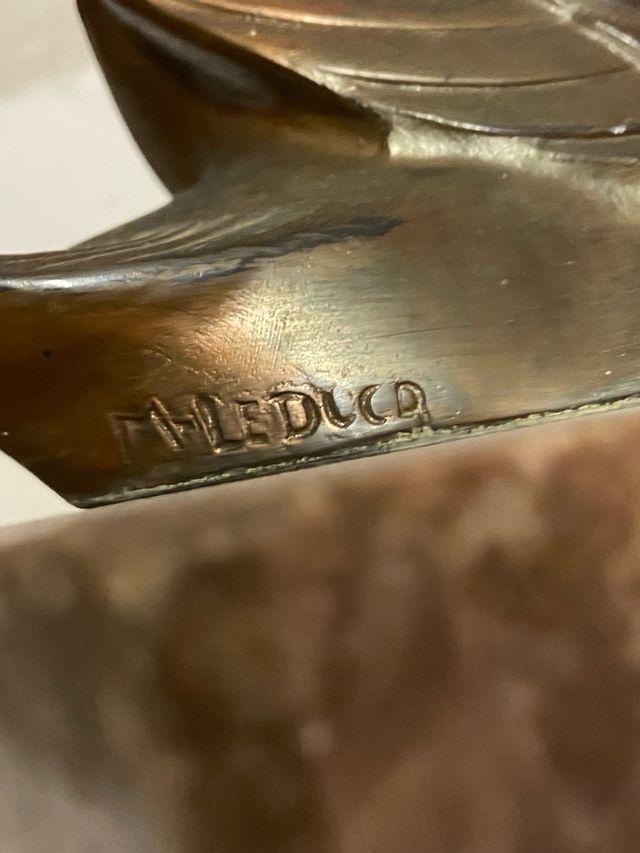 Scultura cigno art déco