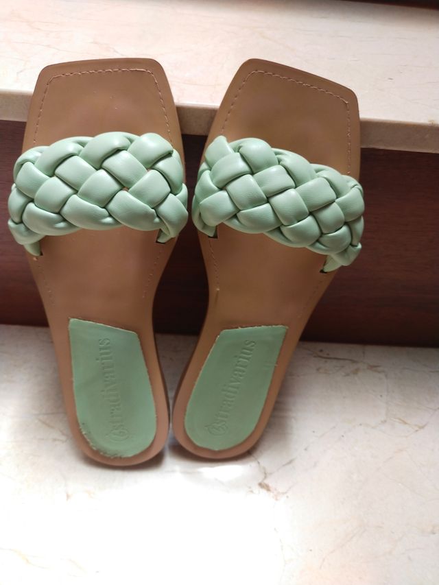 Sandalias Stradivarius Mint 36