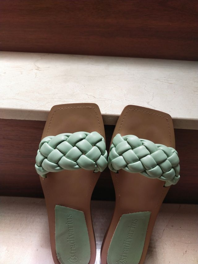 Sandalias Stradivarius Mint 36
