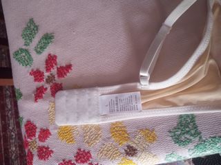 Reggiseno pizzo bianco beige