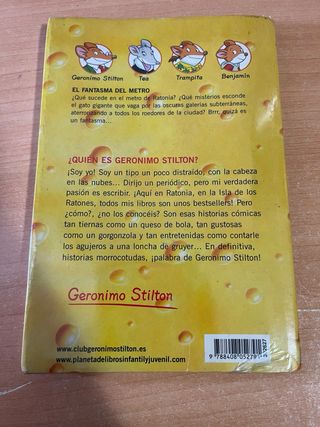 El fantasma del metro: Geronimo Stilton 12 (Spa...