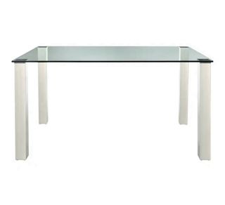 Mesa cristal + 6 sillas