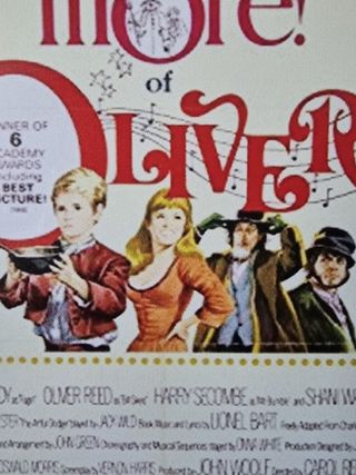 Cartel de metal de Oliver, la pelicula musical.
