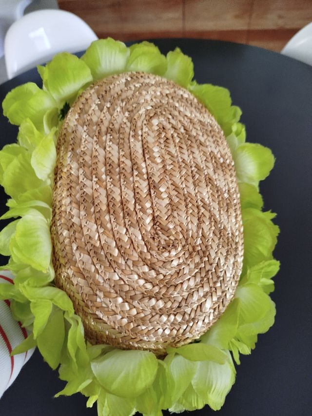 Bolso vintage flores verdes