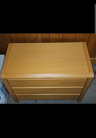 Cajonera madera 3 cajones