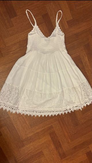 Vestito bianco pizzo vintage collezione