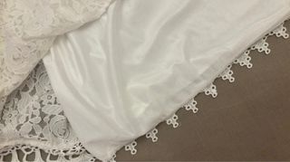 Vestito bianco pizzo vintage collezione