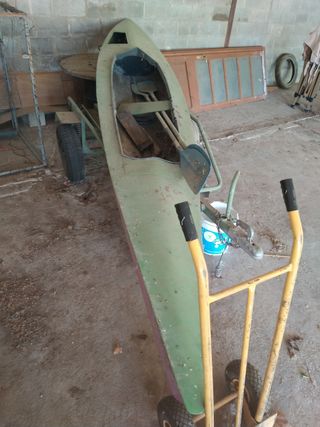 Kayak doble antiguo