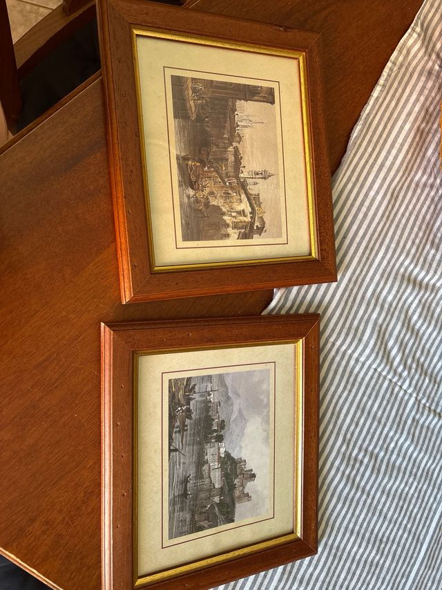 Quadri paesaggi - Cornice legno