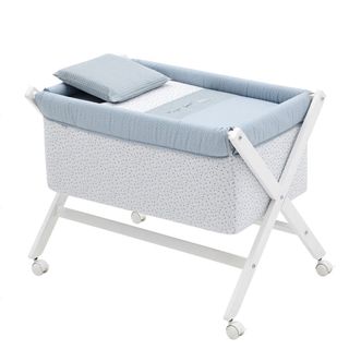 Minicuna Cambrass blanca con textil