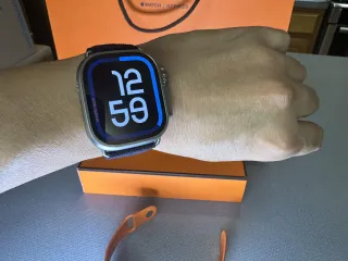 Apple Watch Ultra 2 Hermès - Negra, Plata