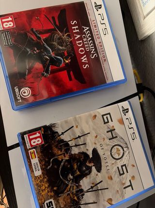 PS5 en caja + AC Shadows + Yotei + Spiderman remas