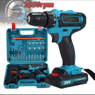Taladro atornillador percutor a batería