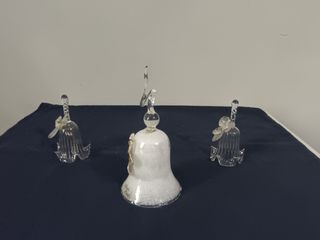 Set campanelle in vetro di Murano Pz 3 