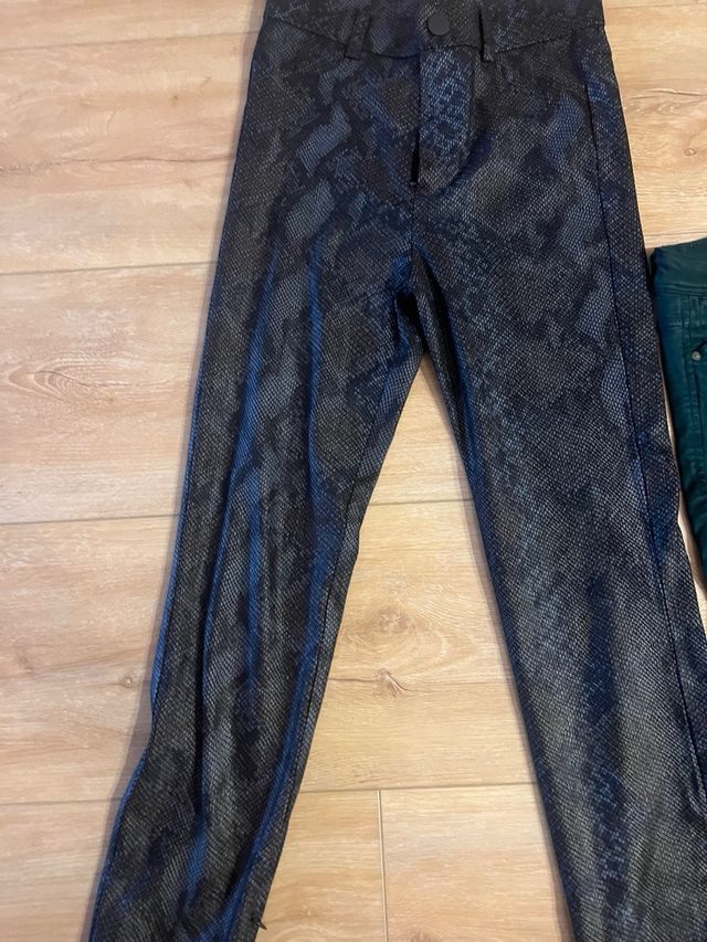 Pack pantalones Zara - Negro y Verde