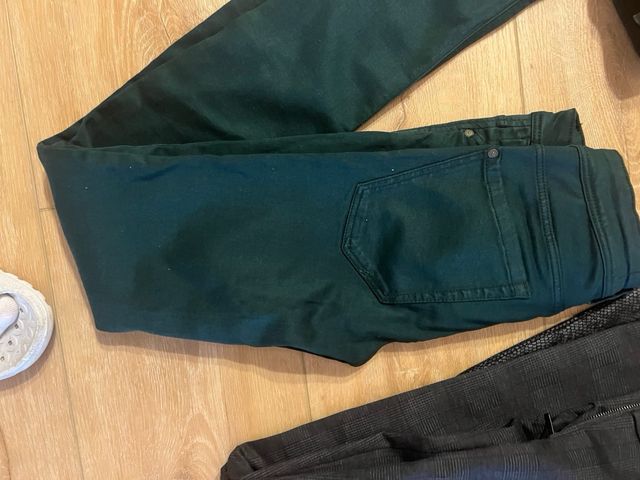 Pack pantalones Zara - Negro y Verde