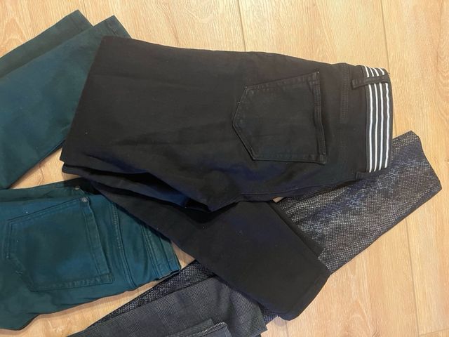 Pack pantalones Zara - Negro y Verde