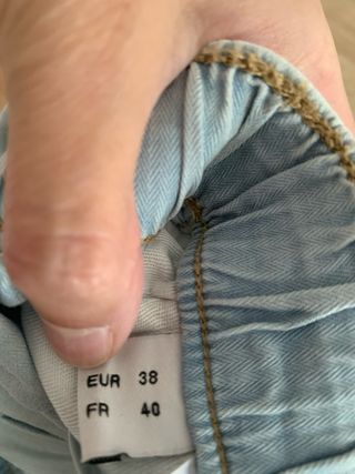 Calções+Top+Soutien (34DM) - Azul e Laranja