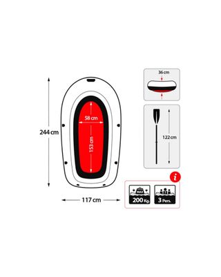 Barca inflable Intex Explorer Pro 300 - NUEVA