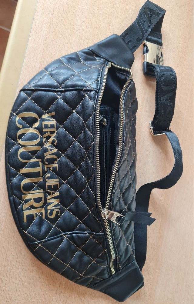 Bolso bandolera Versace Jeans Couture negro