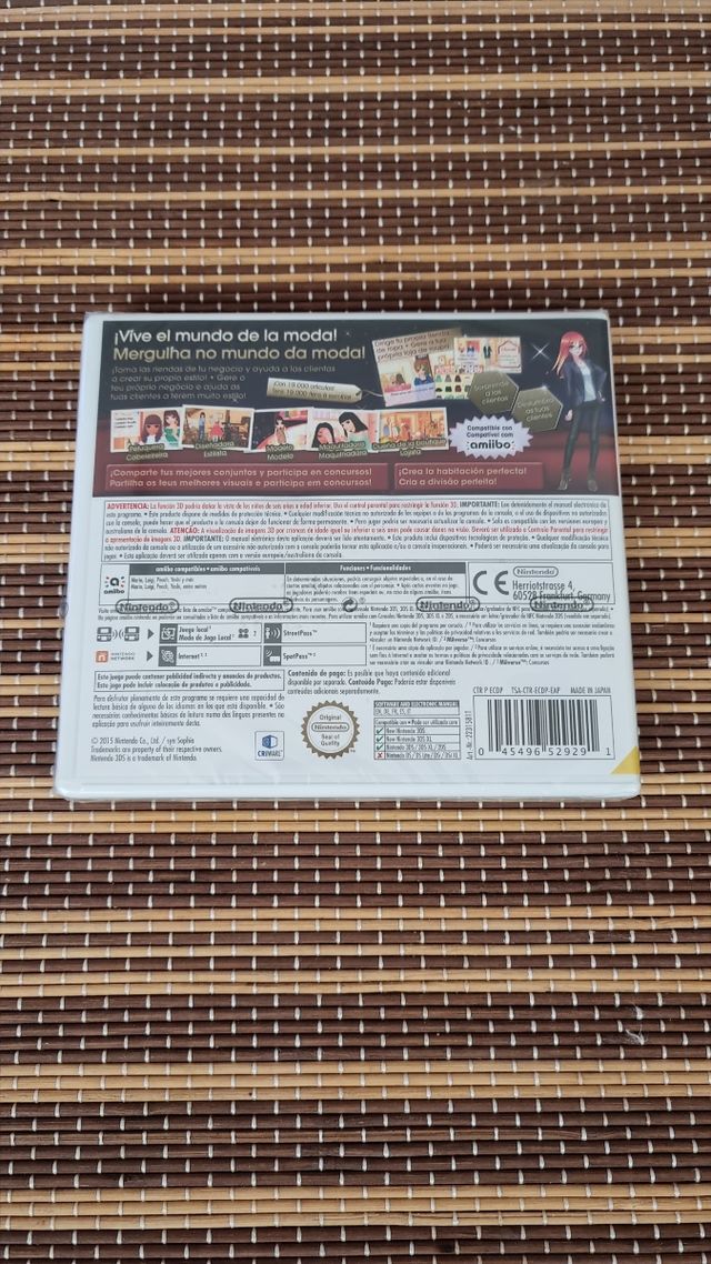 Nintendo 3ds New Style Boutique 2 pal España nuevo