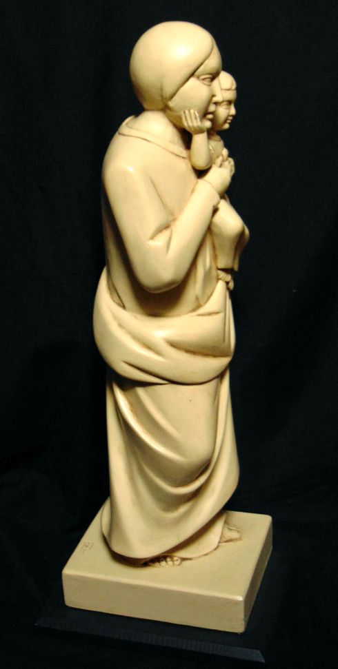 Escultura Madre e Hijo: "El Benjamín". Año 1961