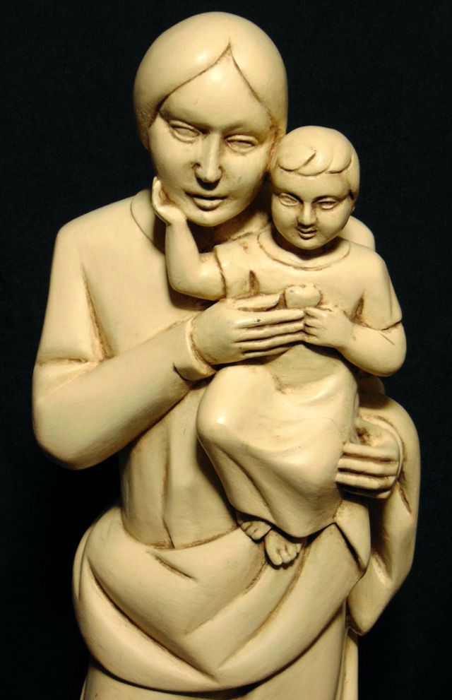 Escultura Madre e Hijo: "El Benjamín". Año 1961