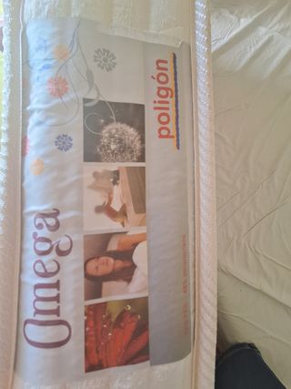Somier lamas+colchon de muelles+ edredón y nordico