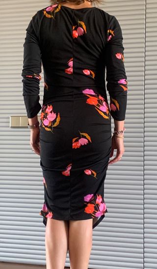 Vestido Zara flores-talla S