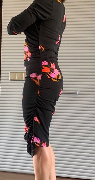 Vestido Zara flores-talla S