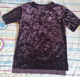 Camiseta terciopelo