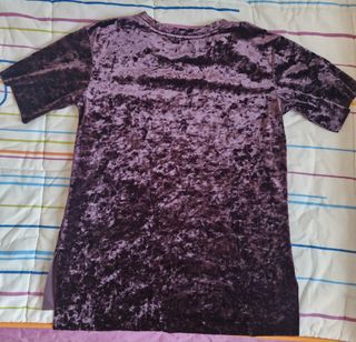 Camiseta terciopelo