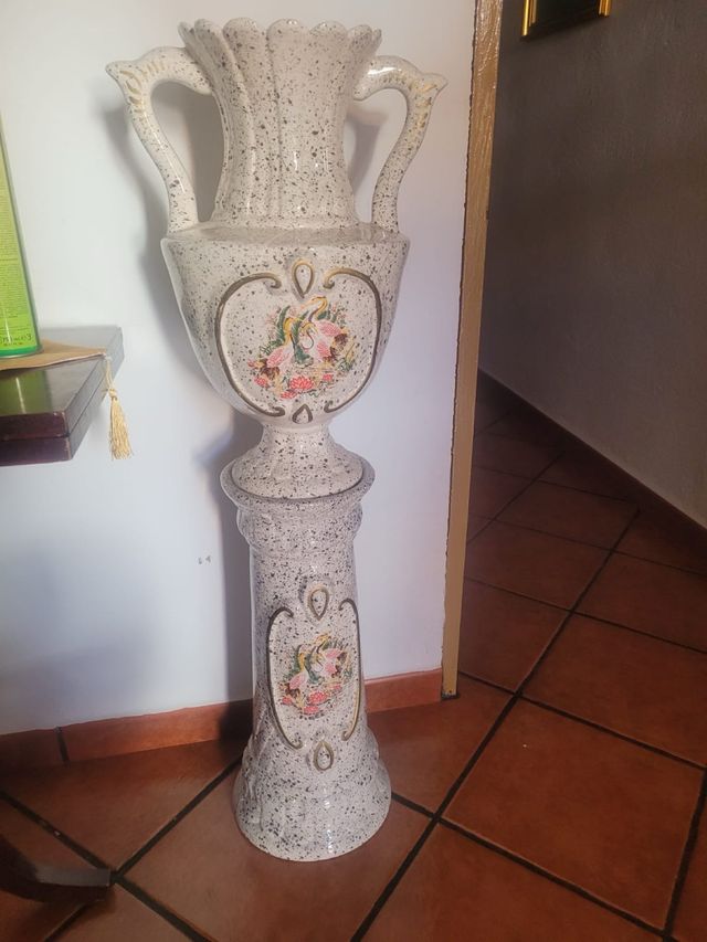 Jarrón vintage de cerámica