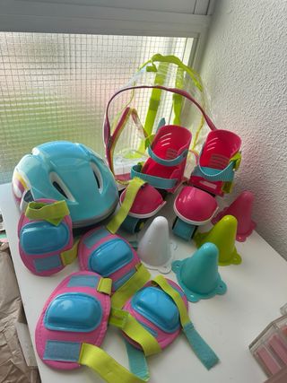 Patines infantiles + protecciones ItsImagical