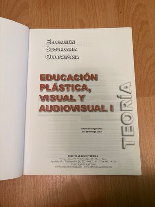Educación Plástica, Visual y Audiovisual I Teoria