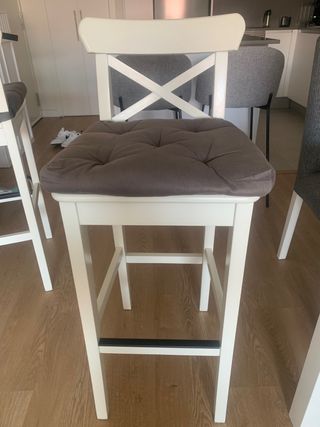 Sgabelli da bar bianchi - 2 unità