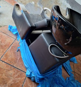 Sillón Barbero, labacabeza, secador de pie.