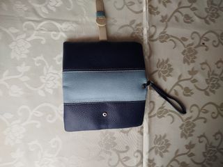 Monederos mujer dorado,plateado, crema y azul