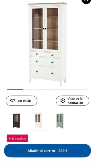 Vitrina Hemnes Ikea . el precio no es negociable .
