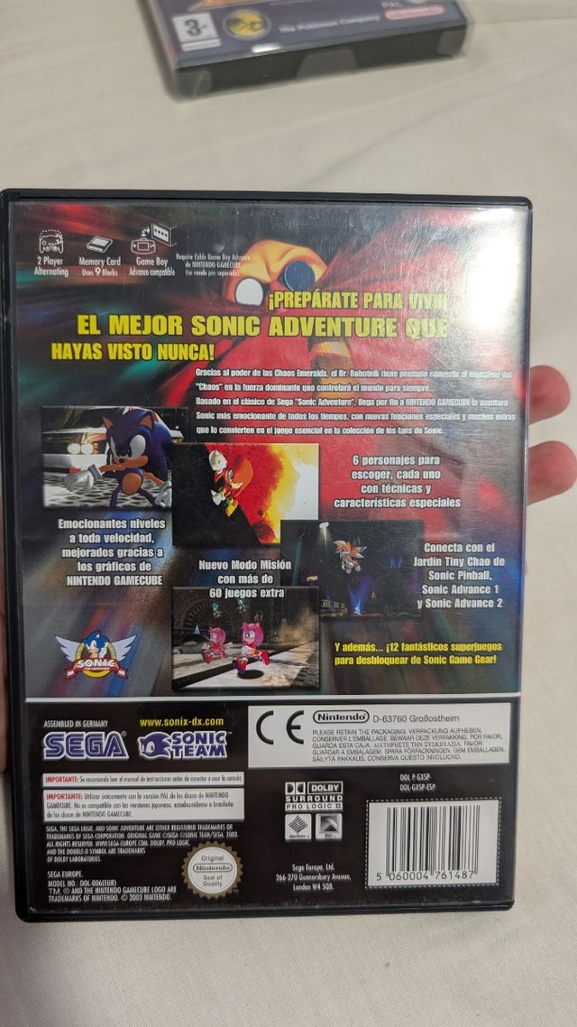 Sonic Adventure DX Director's Cut PAL ESP