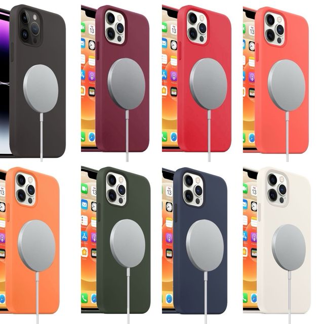 Offerta!!! Nuova custodia in silicone MagSafe per iPhone