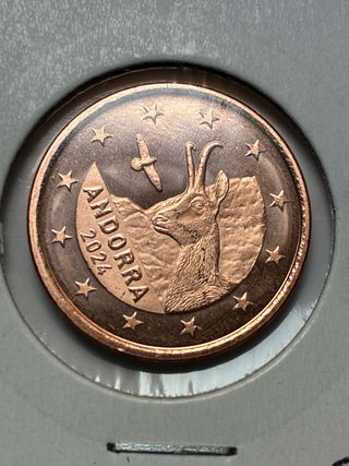 Moneda 5 céntimos Andorra 2024