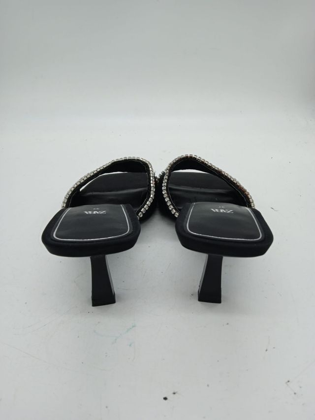 Sandali Zara neri con strass - n. 37