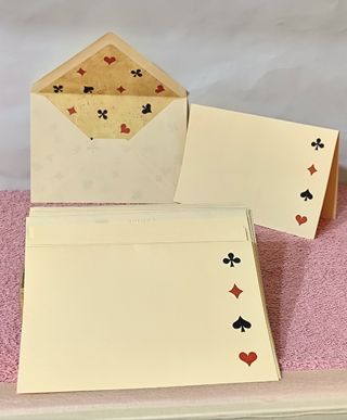Set cartoline vintage poker + buste