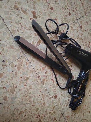 Plancha Remington + Secador Orbegozo