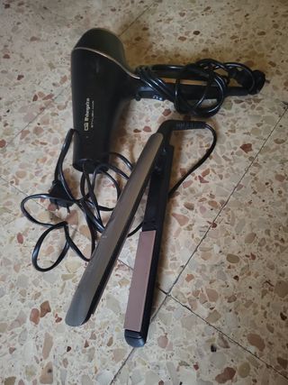 Plancha Remington + Secador Orbegozo