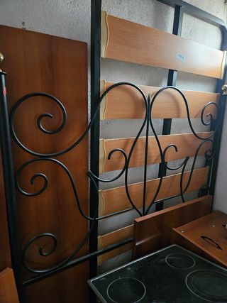 URGE VENTA cabecero forja negro cama 135