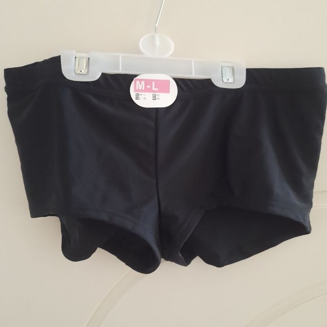 Costume piscina nero 2 pezzi M-L