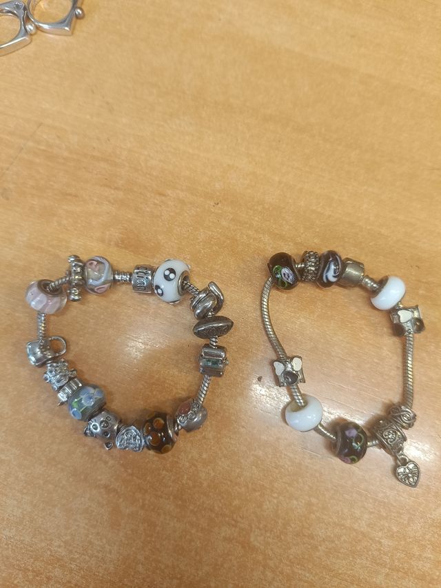 Pulseras estilo Pandora - 2 unidades