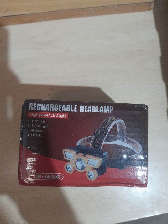 Linterna frontal 5 LED